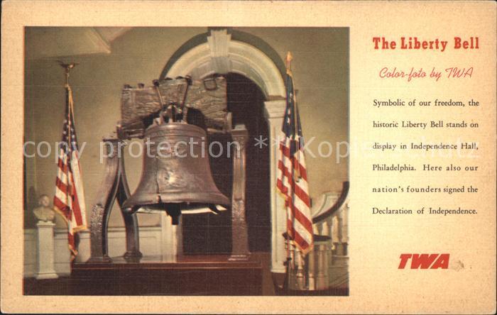 Kirchenglocke Churchbell Cloche Eglise Liberty Bell Independence Hall Philadelph