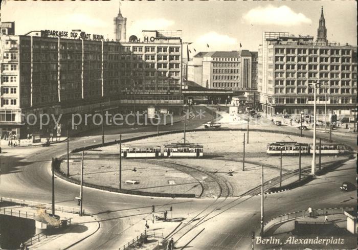 Strassenbahn Berlin Alexanderplatz