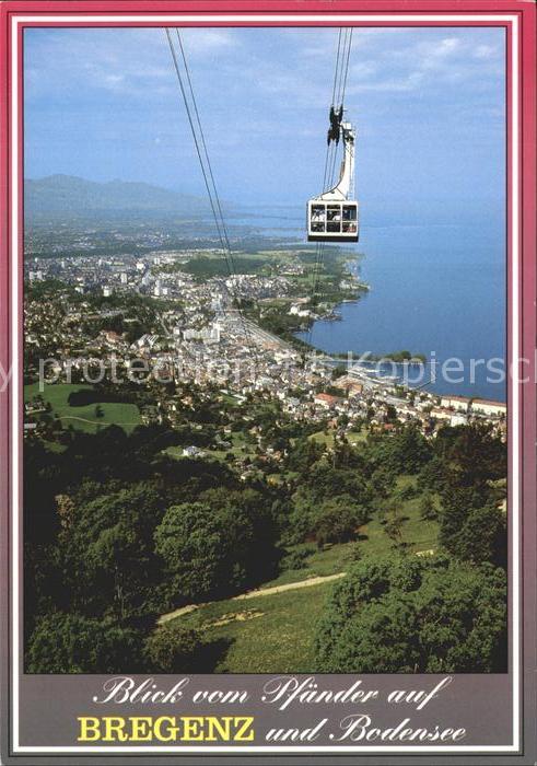Seilbahn Pfaenderbahn Bregenz Bodensee