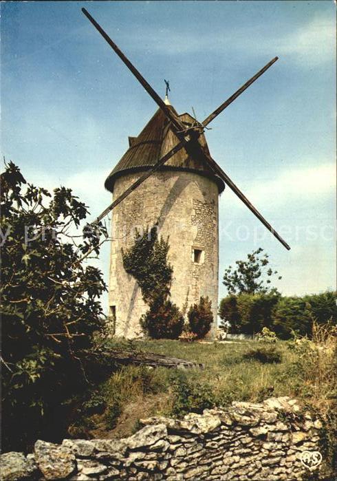 Windmuehle Moulin vendeen Pays de Monts