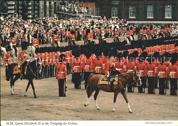 Leibgarde Wache Queen Elizabeth II. Trooping the Colour