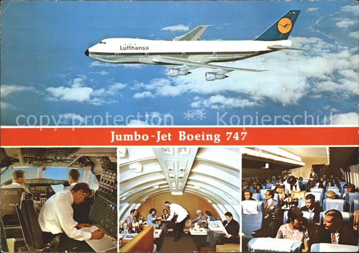 Lufthansa Boeing 747 Cockpit