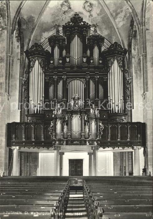 Kirchenorgel Zutphen St. Walburgiskerk
