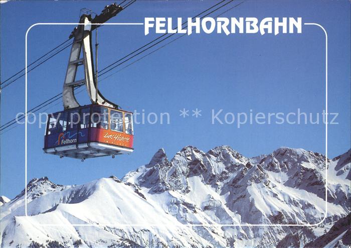 Seilbahn Fellhorn Oberstdorf Allgaeu Grosser Krottenkopf