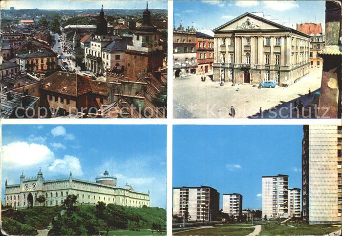 Lublin Lubelskie Widok ogolny Zamek Stary Ratusz Aleja PKWN