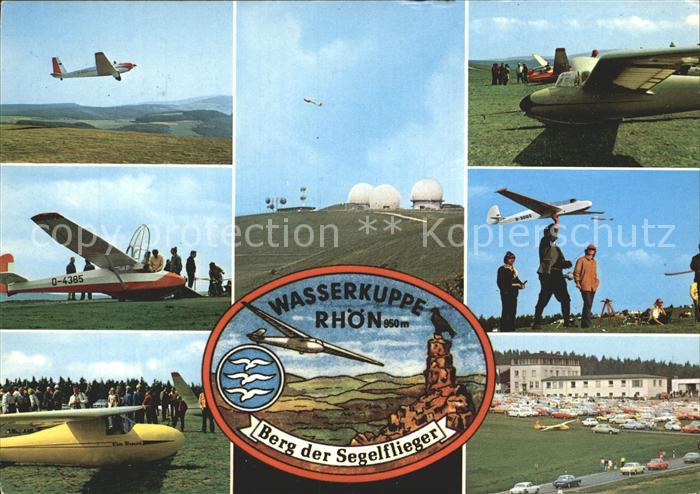Segelflug Gliding Vol-Voile Vuolo-a-Vela Wasserkuppe Rhön Modellflieger Rhönbuss