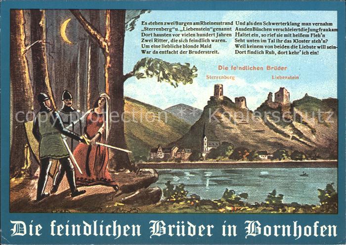 Sagen Maerchen Die Feindlichen Brueder Sterrenberg Liebenstein Bornhofen