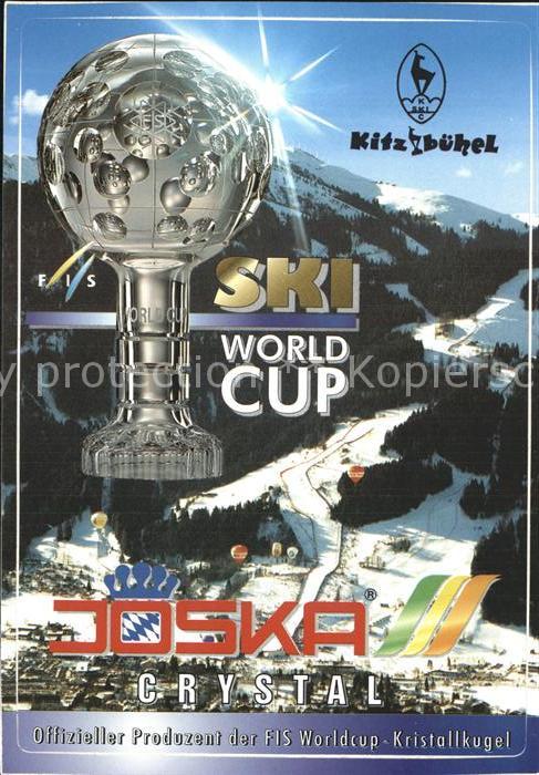 Skisport Ski World Cup Kitzbuehel Pokal Joska Crystal Werbung