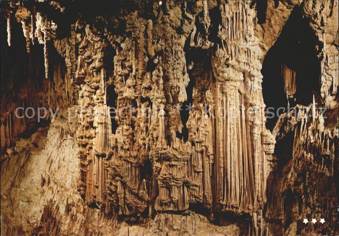 Hoehlen Caves Grottes Aven d_Orgnac Grand Buffet d'orgues
