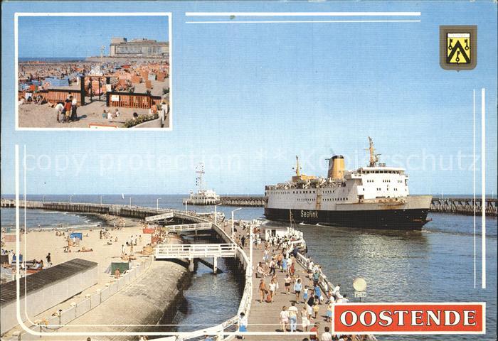 Faehre Ferry Bac Traghetto-- Oostende Promenade