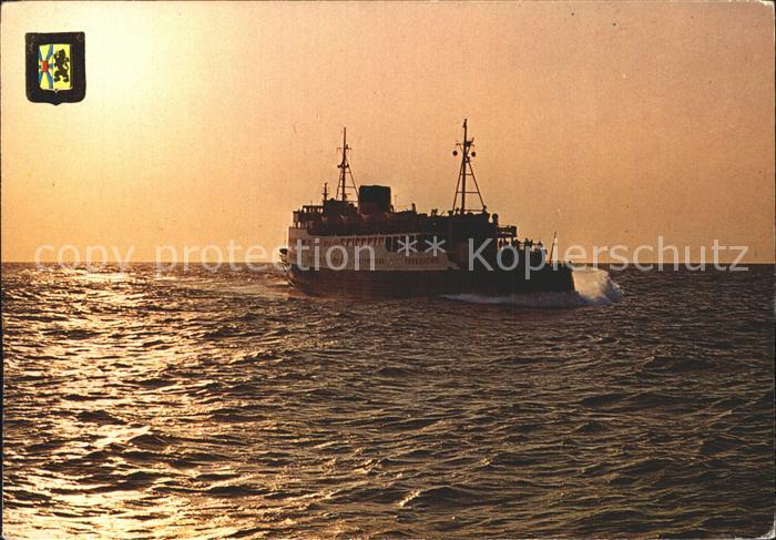 Faehre Ferry Bac Traghetto-- Belgische Küste