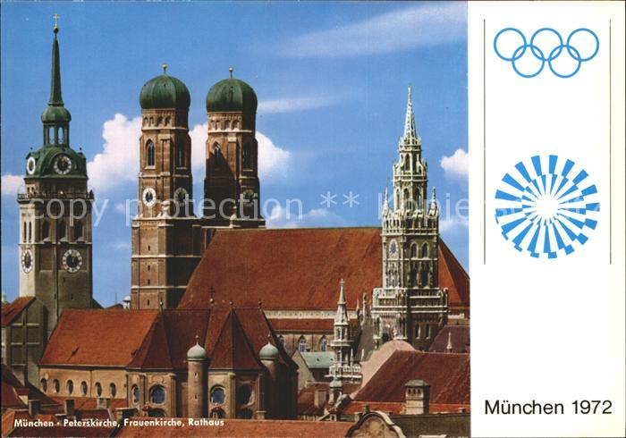 Olympia Muenchen Peterskirche Frauenkirche Rathaus
