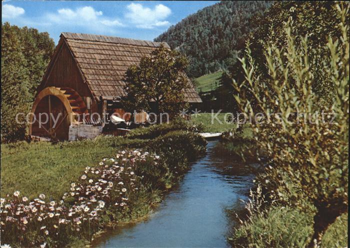 Wassermuehle Schwarzwald Gutach Hornberg