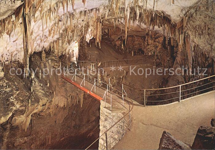 Hoehlen Caves Grottes Postojnska Jama Ruski Most