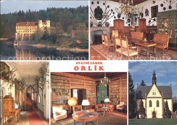 Orlik nad Vltavou Schlosss und Kirche