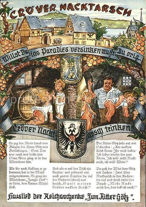 Kroev Mosel Croever Nacktarsch Reichschenke Zum Ritter Goetz