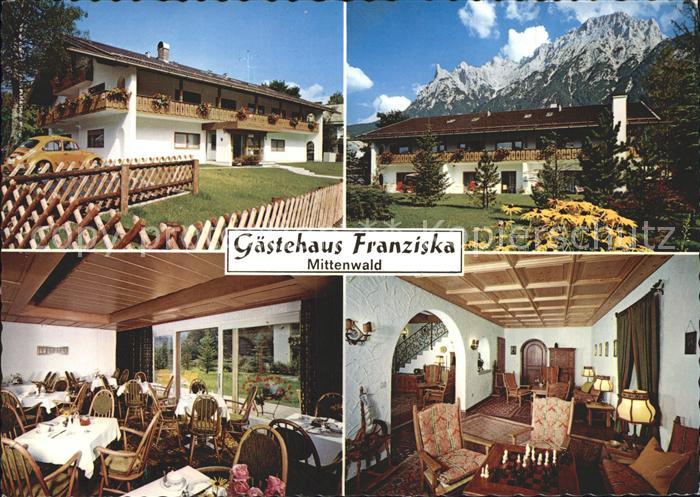 Mittenwald Bayern Gaestehaus Franziska