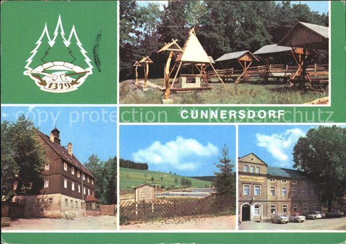 Cunnersdorf Pirna Friesenhof KG Erbgericht Volksbad