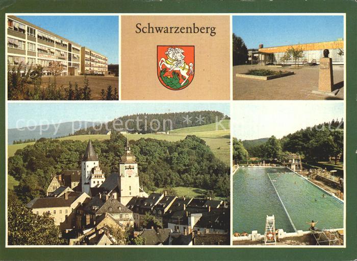 Schwarzenberg Erzgebirge Restaurant Roeter Loewe Freibad