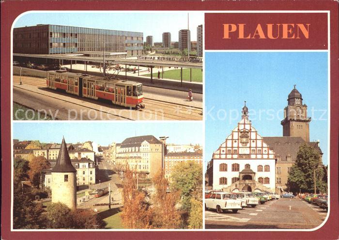 Plauen Vogtland Bahnhof Otto Grotewohl Platz Rathaus