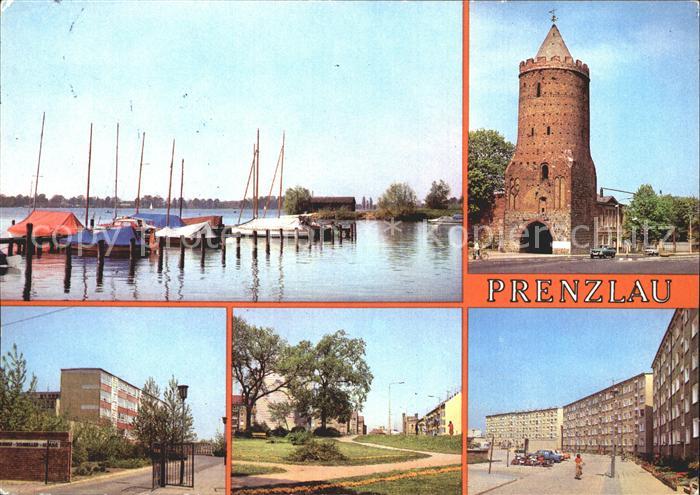 Prenzlau Bootshafen am Uckersee Blindower Tor Georg Littmann Strasse