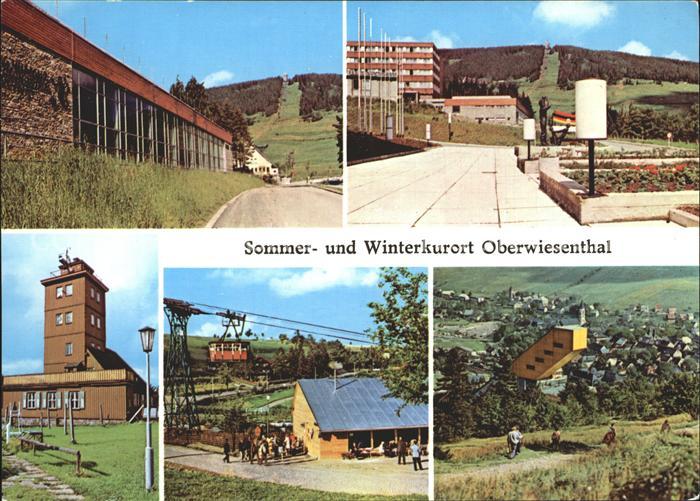 Oberwiesenthal Erzgebirge Fichtelberg Erholungsheim IG Wismut Wetterwarte Schweb