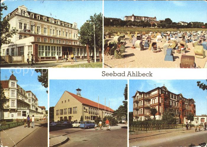 Ahlbeck Ostseebad Ostseehotel Erholungsheime Strand