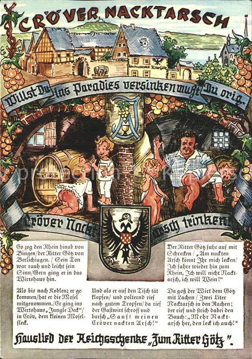 Kroev Mosel Croever Nacktarsch Reichschenke Zum Ritter Goetz