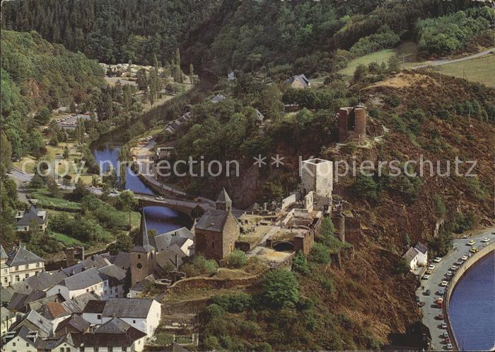 Esch-sur-Sure Fliegeraufnahme Le Chateau
