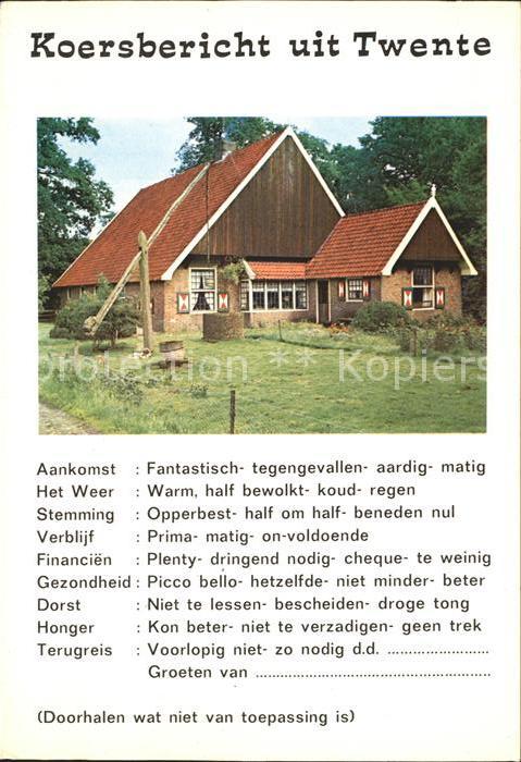 Twente Koersbericht Wohnhaus