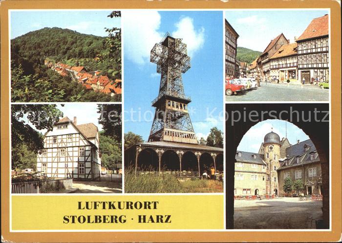 Stolberg Harz Rittergasse Josepskreuz Markt Schloss