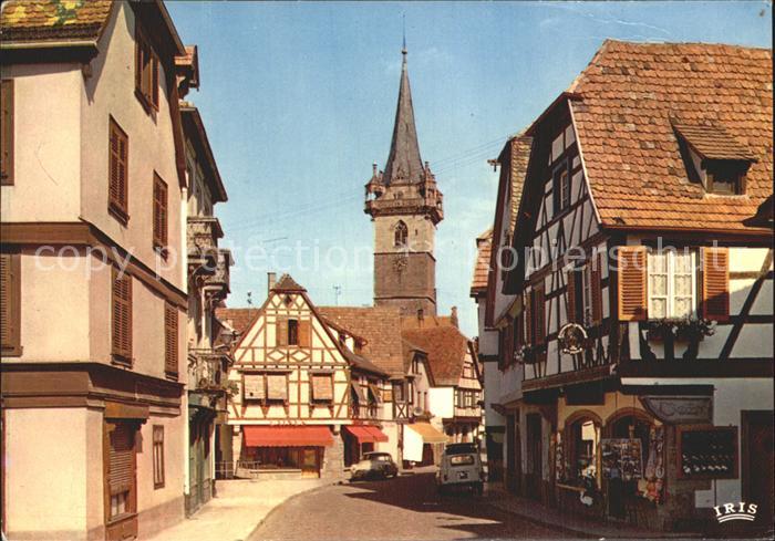 Obernai Bas Rhin Rue Sainte Odile et Kappelturm