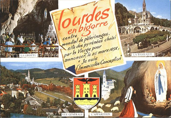 Lourdes Hautes Pyrenees Grotte Basilique