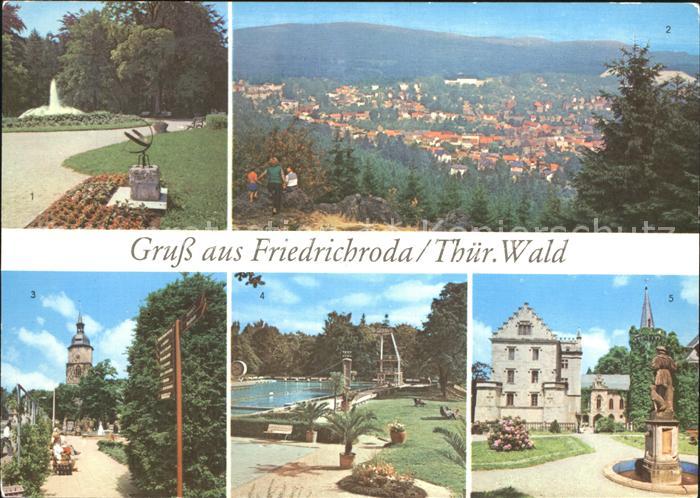 Friedrichsroda Puschkinpark Schloss-Reinhardsbrunn Kuranlagen