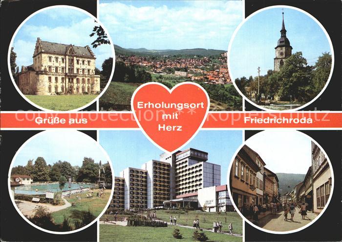 Friedrichsroda Schloss Reinhardsbrunn Haupstrasse Erholungsheim August Bebel