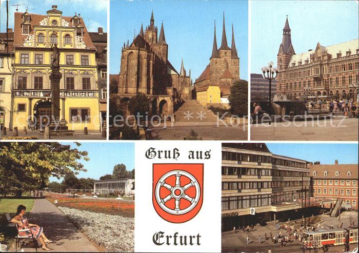 ERFURT CITY Dom Severikirche Haus zum Roten Ochsen Anger Iga