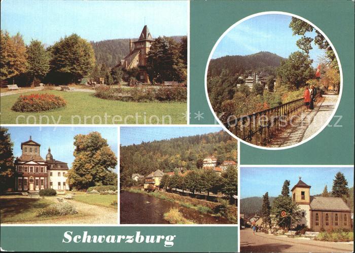 Schwarzburg Thueringer Wald Kurpark Schlossweg Kaisersaal Schwarza Hauptstrasse