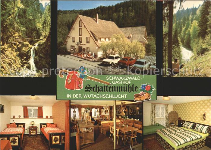 Goeschweiler Gasthaus Schattenmuehle in Wutachschlucht