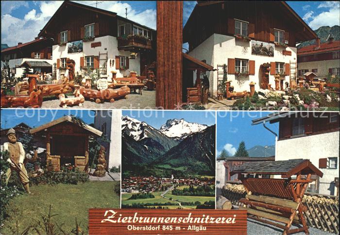 Oberstdorf Zierbrunnenschnitzerei