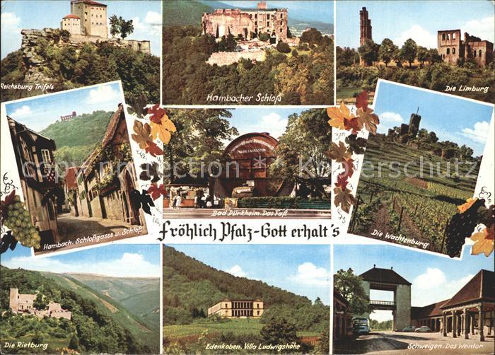 Hambach Diez Hambacher Schloss Limburg Wachtenburg Rietburg Edenkobern Reichsbur