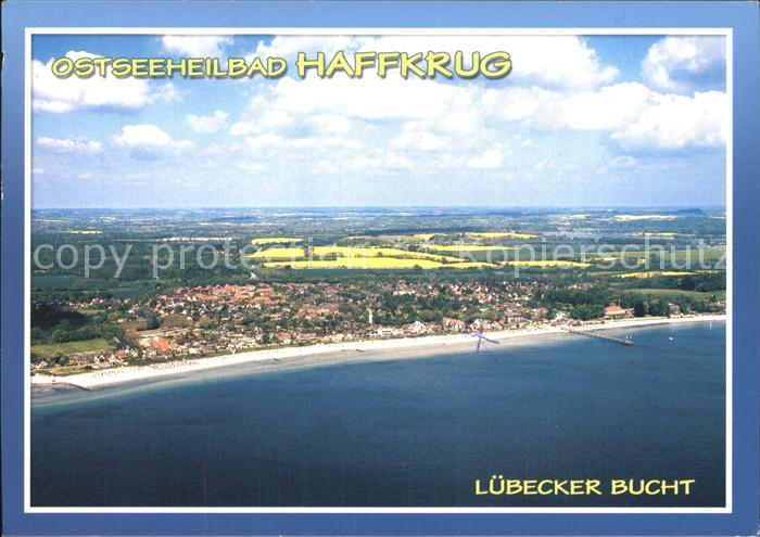 Haffkrug Ostseebad Fliegeraufnahme an der Luebecker Bucht