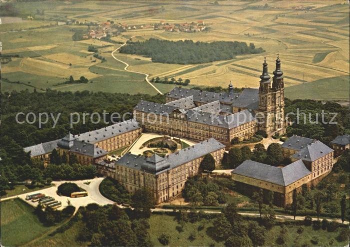 Staffelstein Bad Fliegeraufnahme Schloss Banz