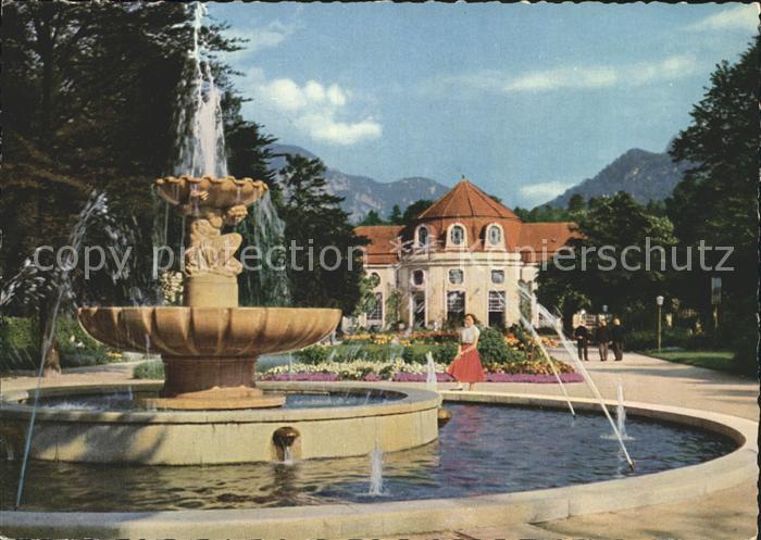 Bad Reichenhall Solebrunnen mit Wandelhalle