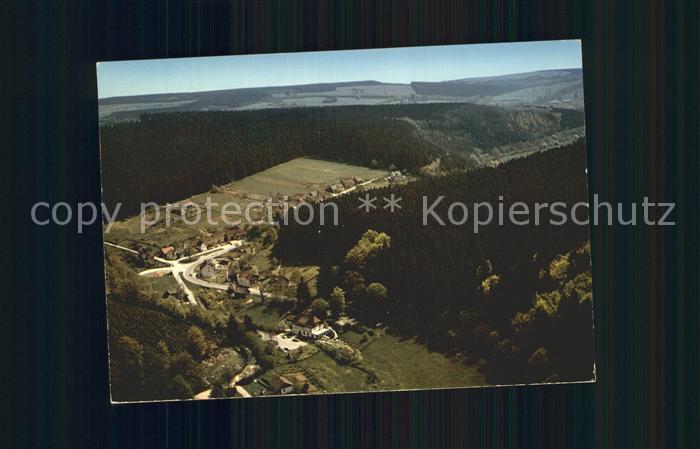 Neuhaus Solling Fliegeraufnahme Fohlenplacken