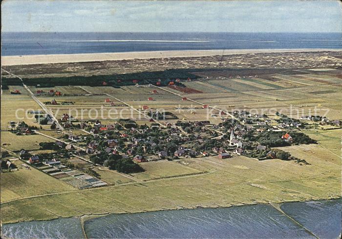 Nebel Amrum Fliegeraufnahme