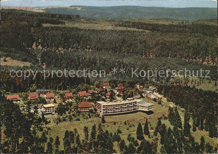 Wildbad Schwarzwald Fliegeraufnahme Sommerberghotel
