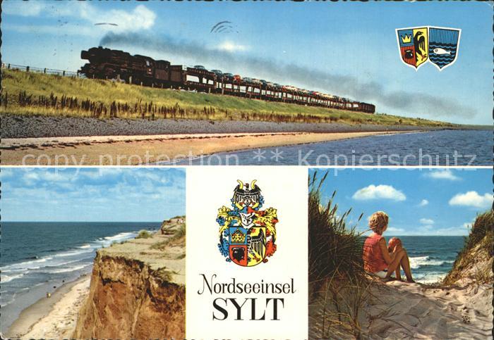 SYLT Insel Schleswig-Holstein Hindenburgdamm Strand Duenen