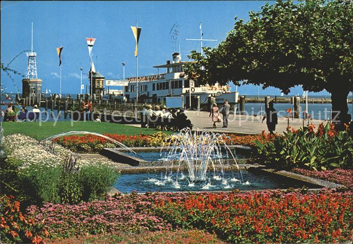 Konstanz Bodensee Anlagen vor dem Konzilsgebaeude