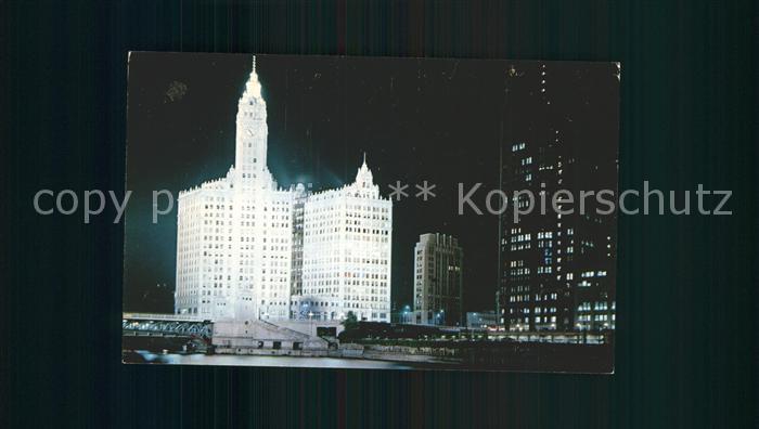 Chicago Illinois Wrigley Building Tribune Tower