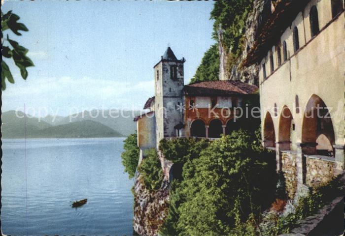 Lago Maggiore Kirche von Sankt Catherina vom Sasso